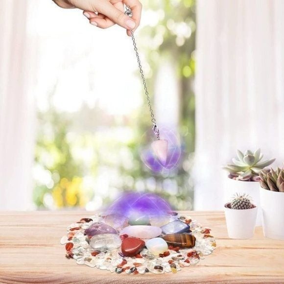 New 13pcs Natural Crystals and Healing Stones Set, 10pcs Tumbled Stones, - Picture 3 of 5